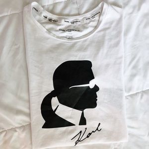 Karl Lagerfeld Side Profile Tee
